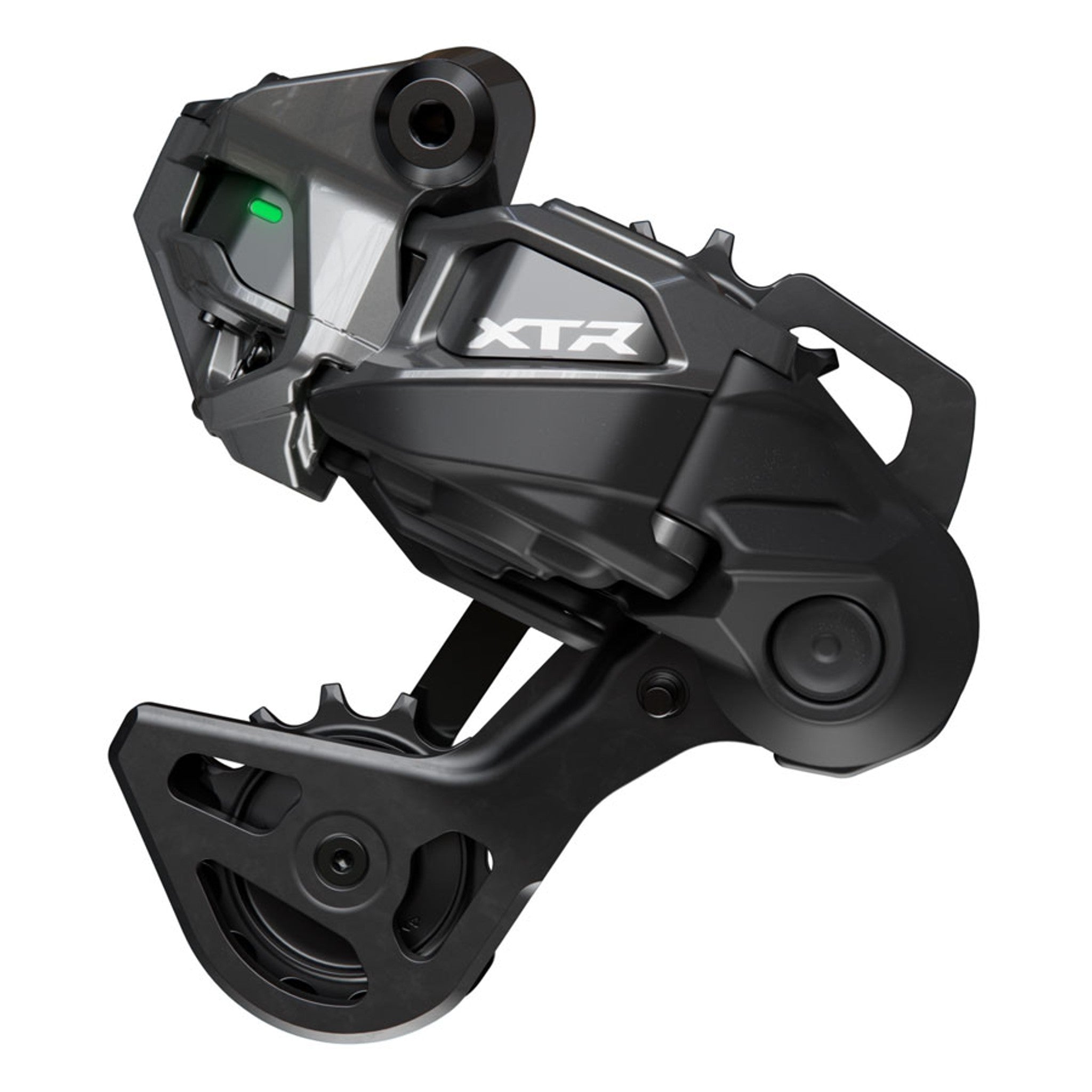 XTR RD-M9250-GS Di2 Wireless Rear Derailleur - 12-Speed, Medium Cage, Shadow ES, Black/Gray