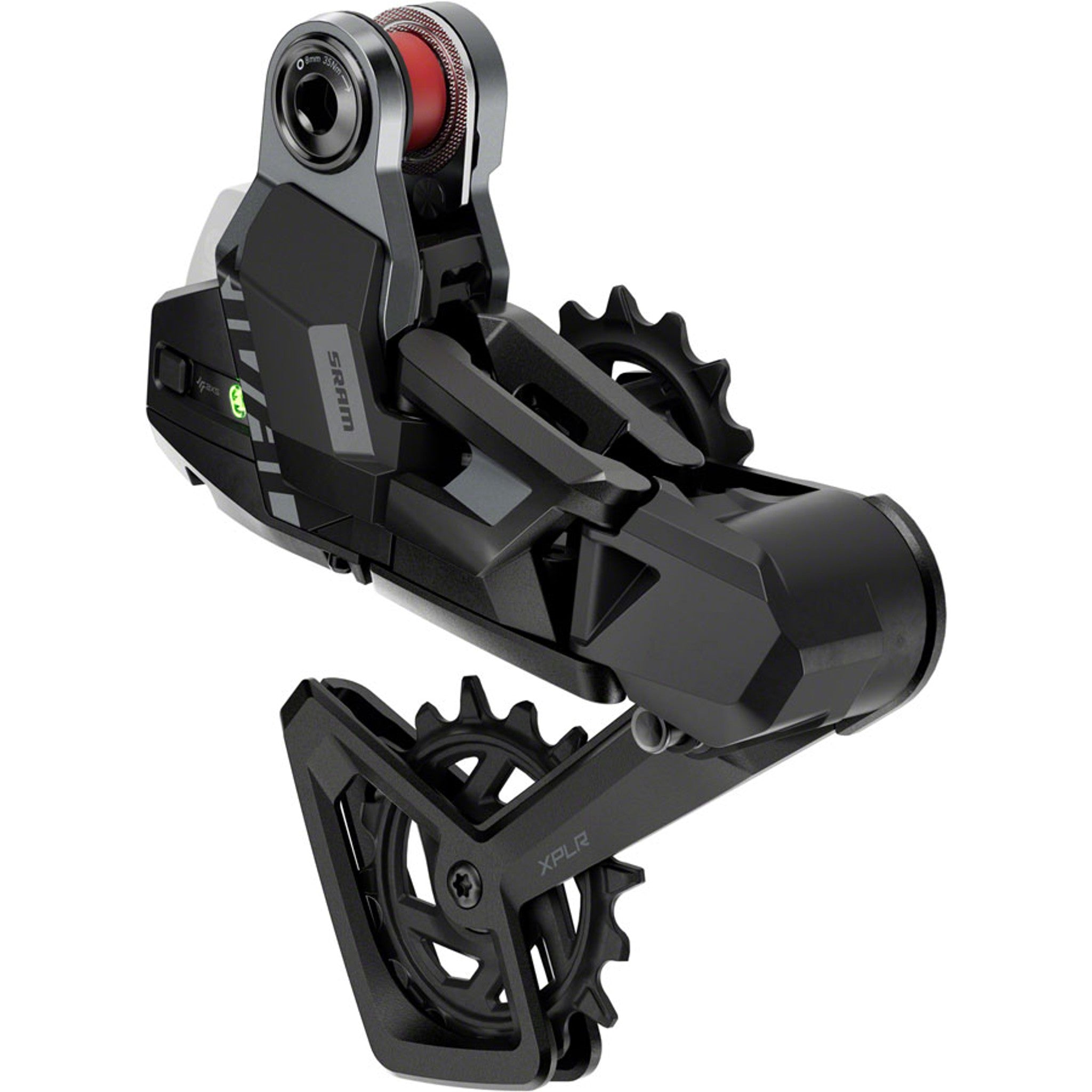 SRAM Rival XPLR AXS Rear Derailleur - For Rival XPLR 1x, 13-Speed, 46t Max, UDH Hangerless, (Battery Not Included), Black/Silver, E1