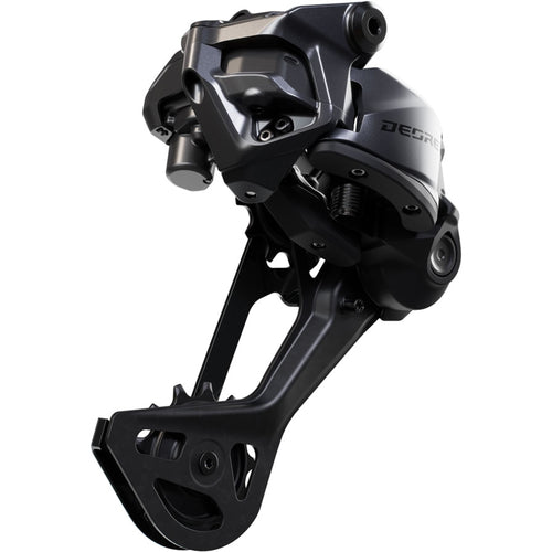 Deore RD-M6260-11L Di2 Rear Derailleur - 11-Speed, Long Cage, Shadow ES, Wired Power, For E-Bike Only, Black/Gray
