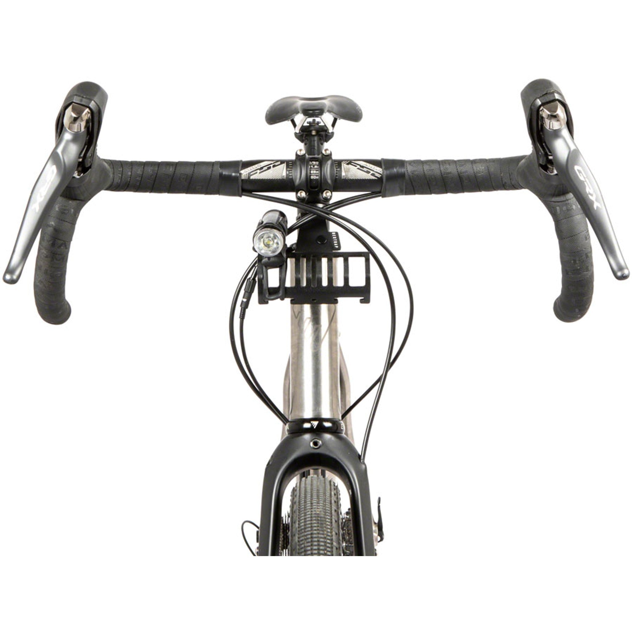 Restrap Bumper Bar Bag/Accessory Mount - Fits 1-1/8" Threadless Steerer Tubes, Black