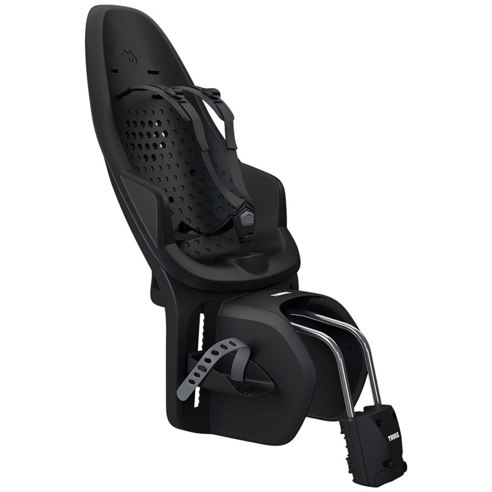 Yepp Maxi 2 Child Bike Seat - Frame Mount, Midnight Black