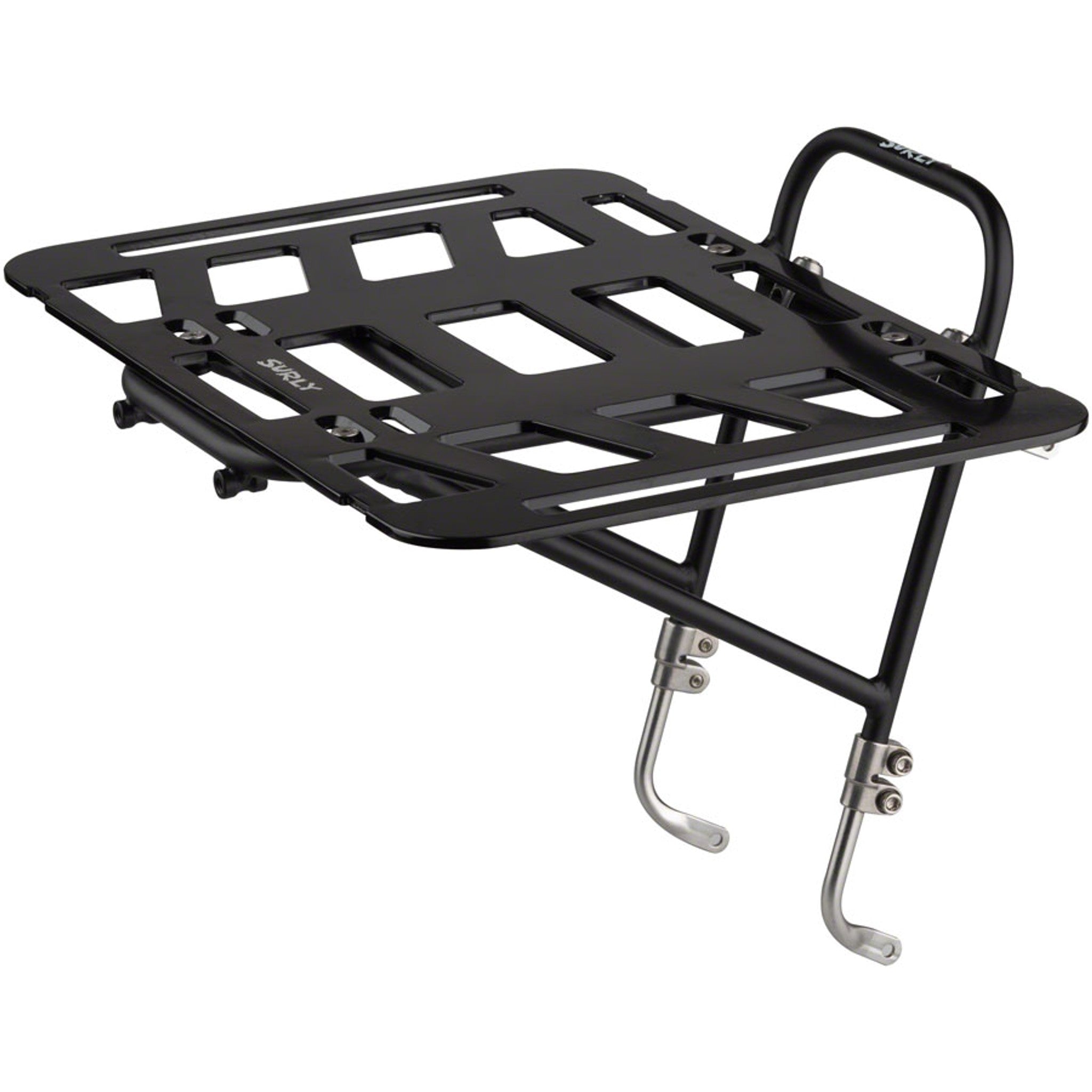TV Tray Rack Platform Black