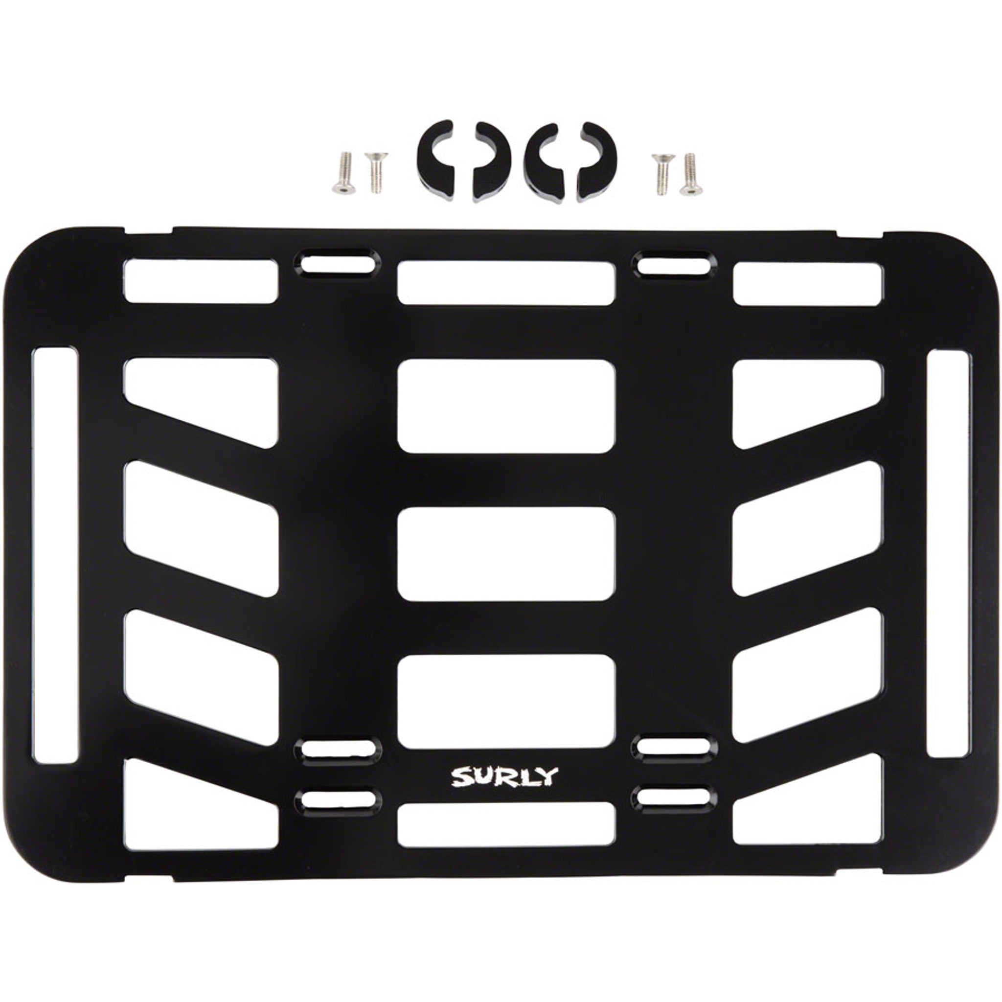 TV Tray Rack Platform Black
