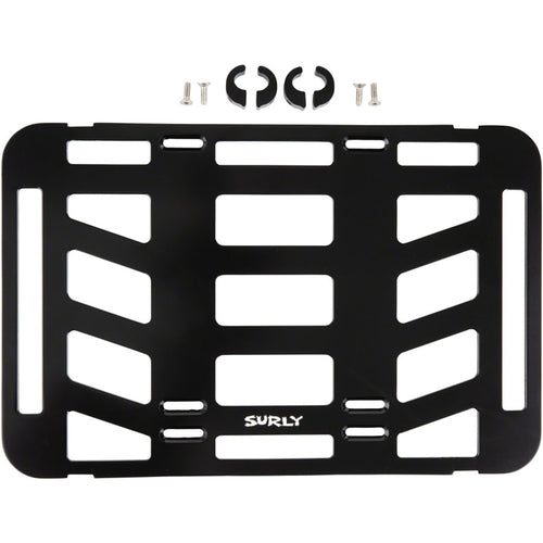 TV Tray Rack Platform Black