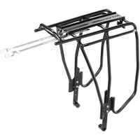 Topeak Uni Super Tourist Fat Disc Rear Rack - Fits 24-26" Fat Tires , MTX 2.0, Black