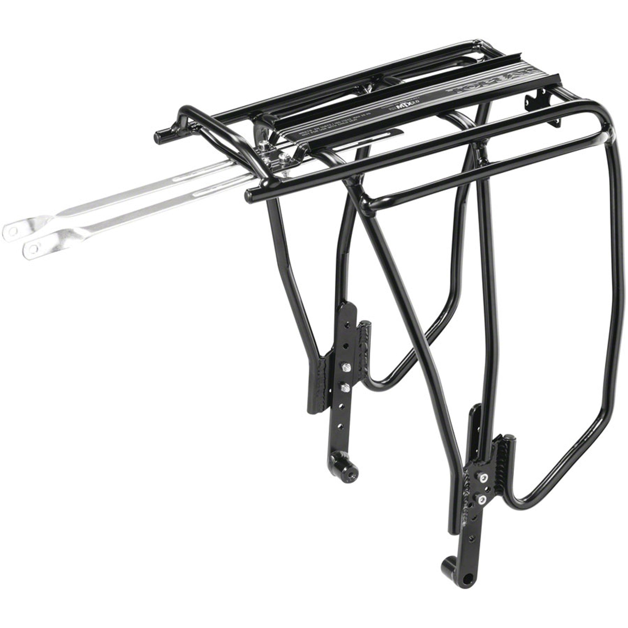 Topeak Uni Super Tourist Fat Disc Rear Rack - Fits 24-26" Fat Tires , MTX 2.0, Black