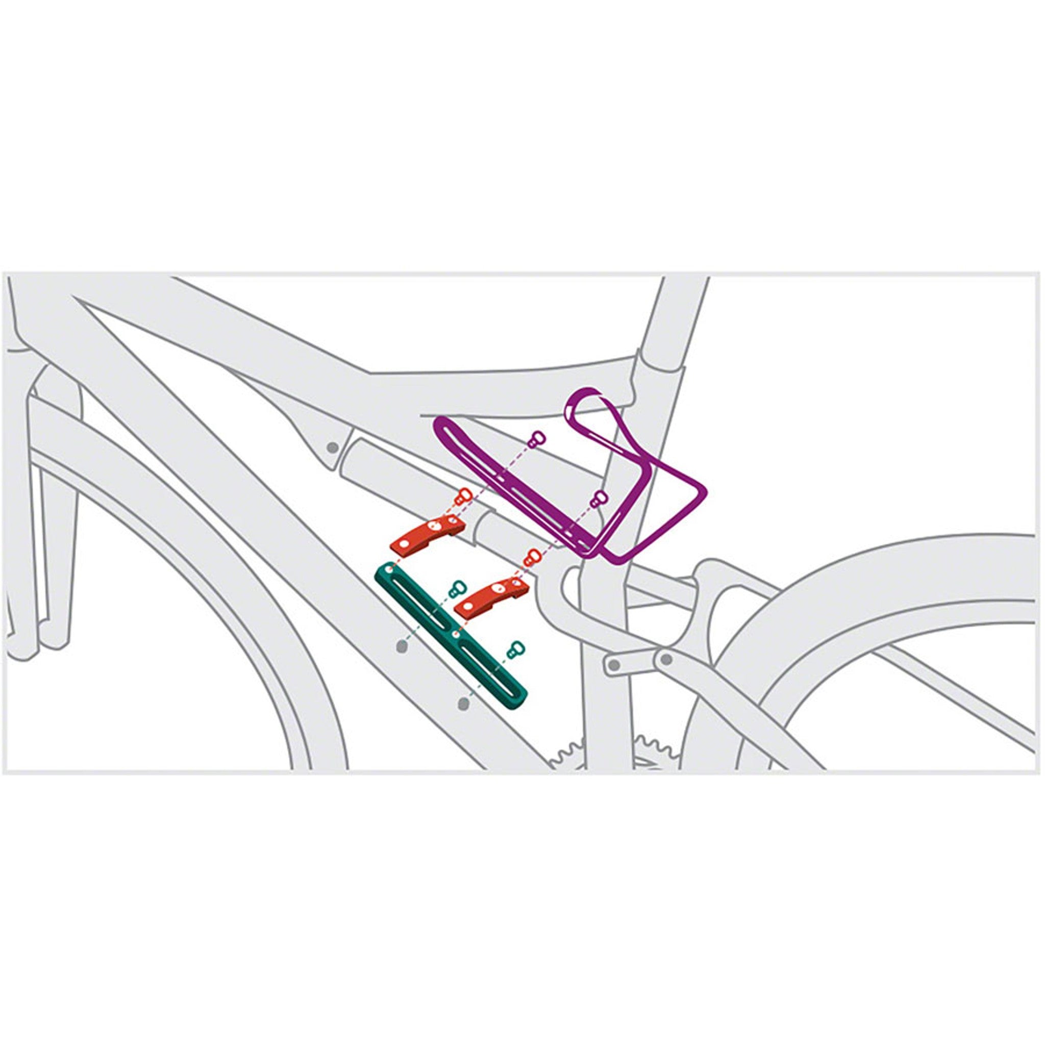 Wolf Tooth B-RAD Double Bottle Cage Adaptor
