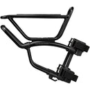 TetraRack R1 Front Rack for Gravel/Road - Fork Blade Strap Mount,  QuickTrack Compatible, Black
