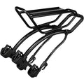 TetraRack R2 Rear Rack for Gravel/Road- Seatstay Strap Mount, QuickTrack Compatible, Black