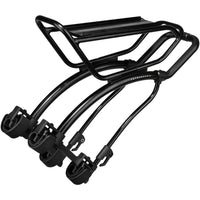 TetraRack R2 Rear Rack for Gravel/Road- Seatstay Strap Mount, QuickTrack Compatible, Black
