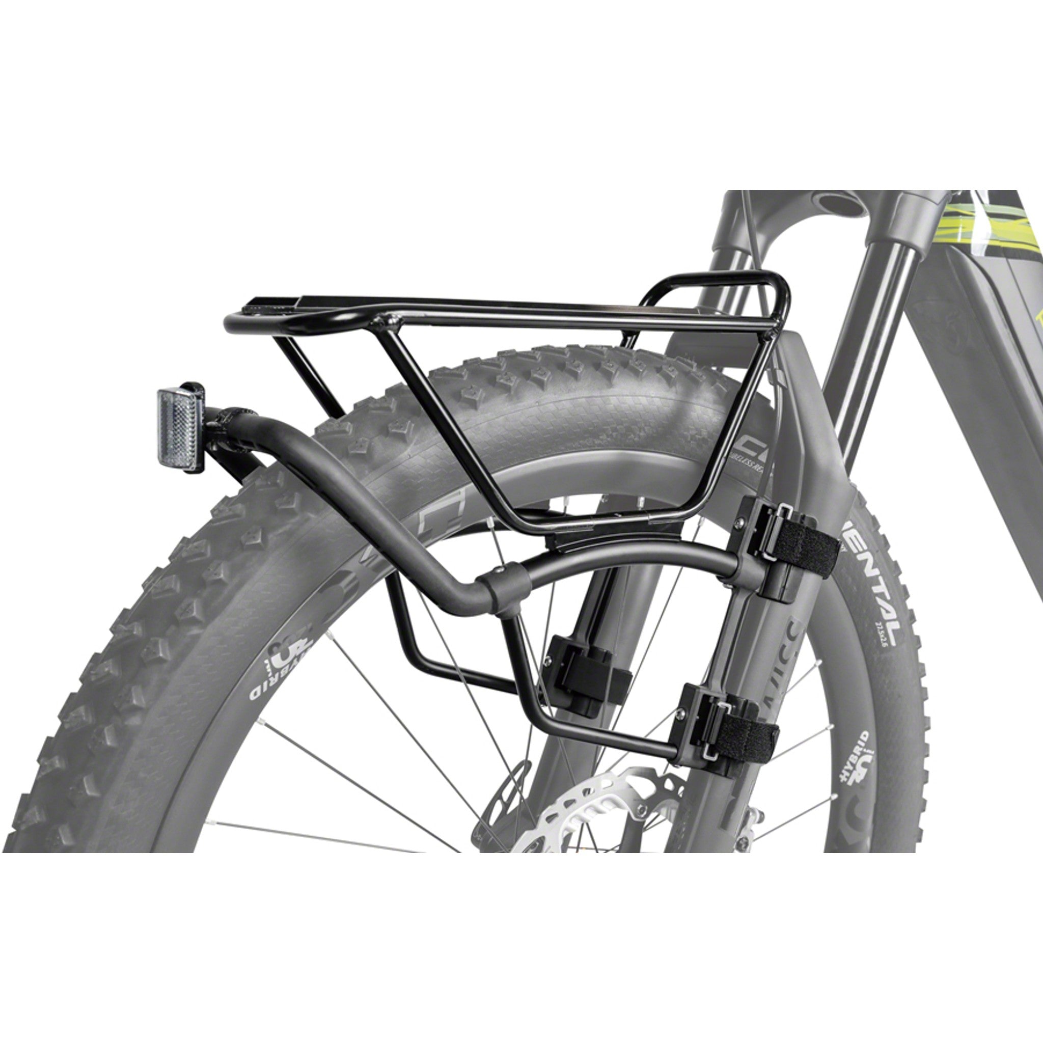 Topeak TetraRack M1 Front Rack for MTB - Fork Blade Strap Mount, Black