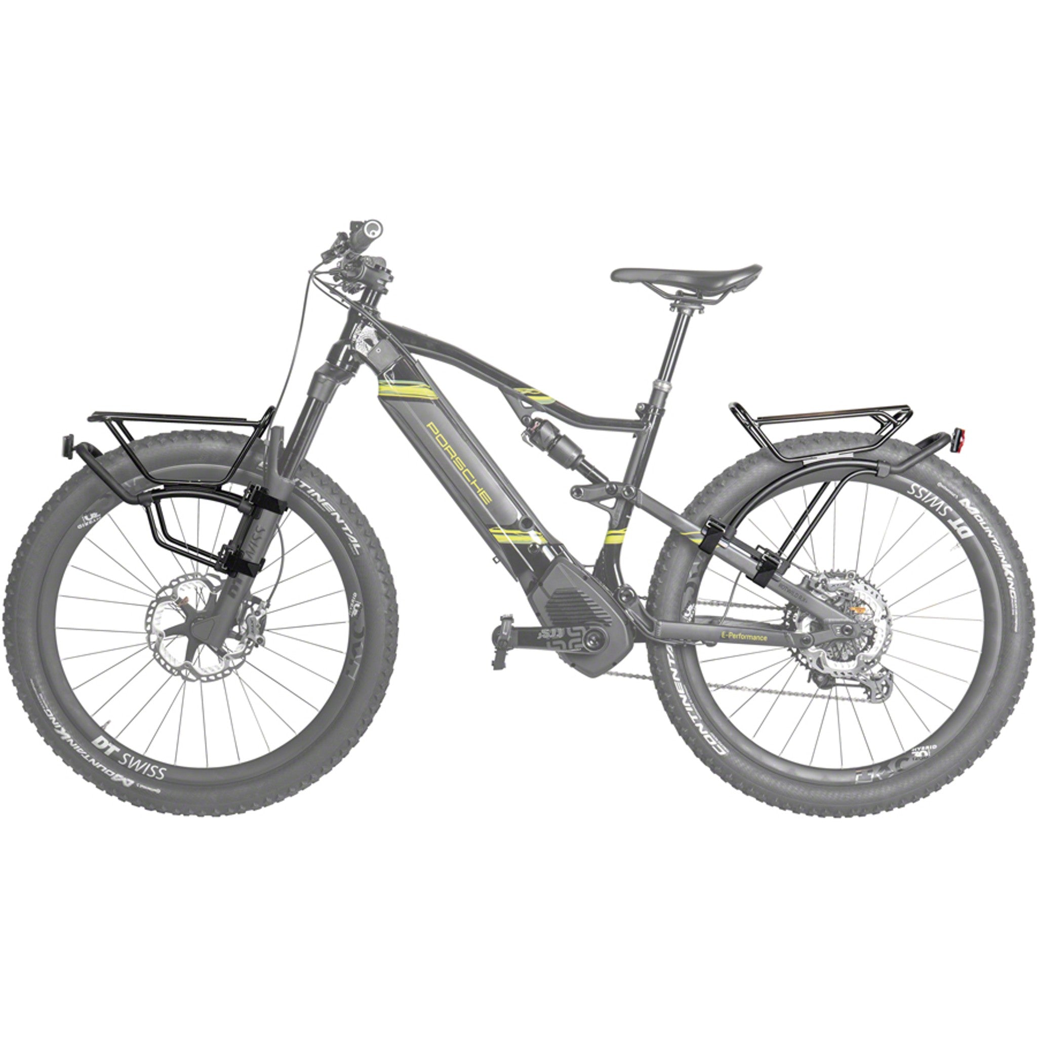 Topeak TetraRack M1 Front Rack for MTB - Fork Blade Strap Mount, Black