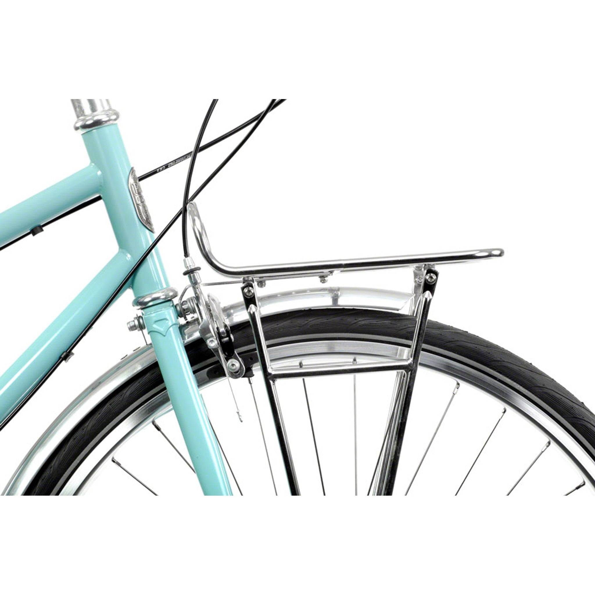 Pelago Commuter Front Rack: Medium, Polished Stainless Steel