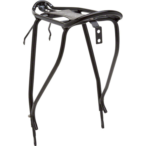 Planet Bike Versa Disc Brake Compatible Rear Rack: Black. Fits up to 29" wheels