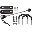 Axiom Journey Suspension and Disc Lowrider Front Rack: Black