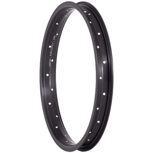 Fraction Rim - 16", Includes Rim Tape, Black