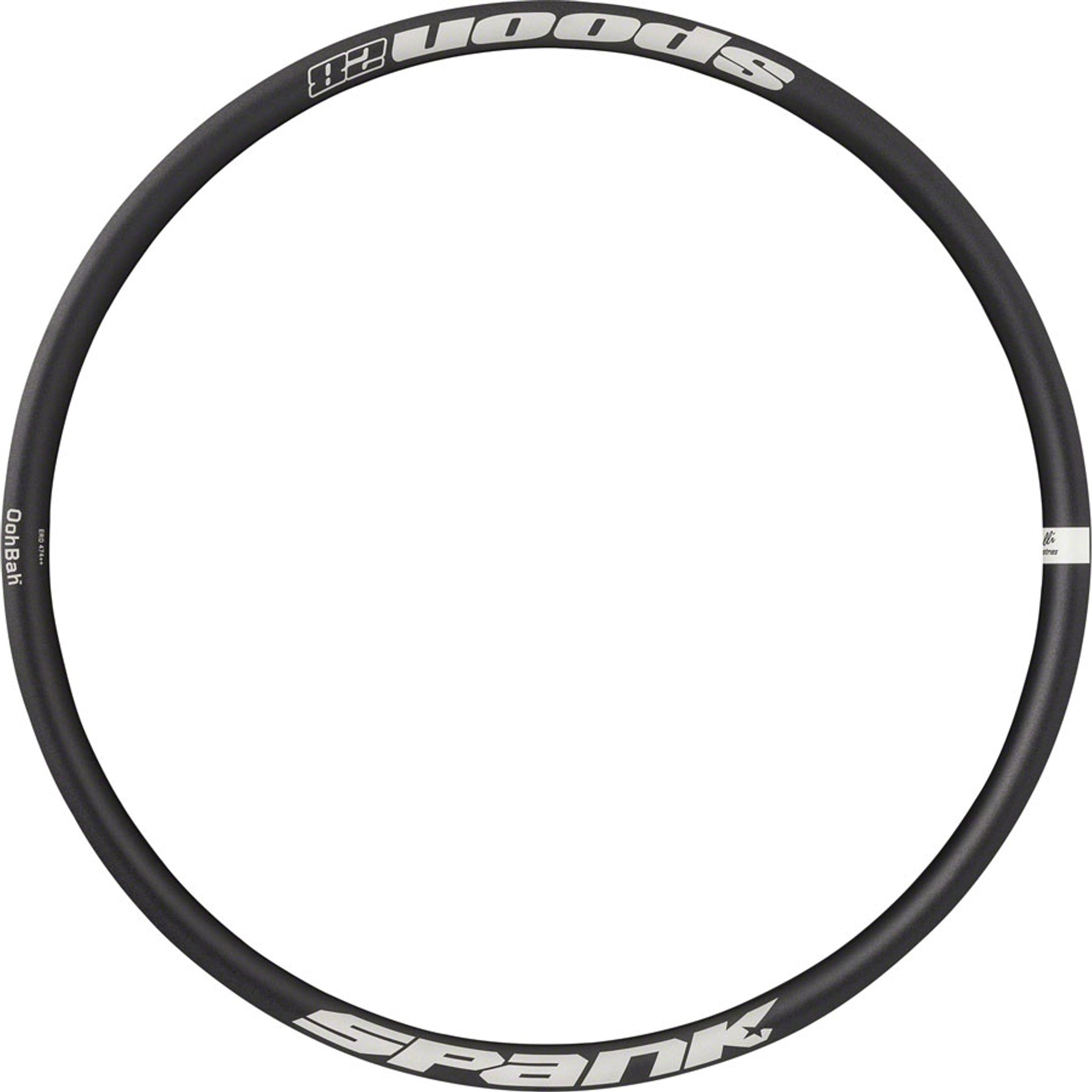 Spank Spoon 28-24 Rim - 24", Disc, Black, 32H