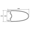 WHISKY No.9 50d Rim - 700, Disc, Matte Carbon, 24H