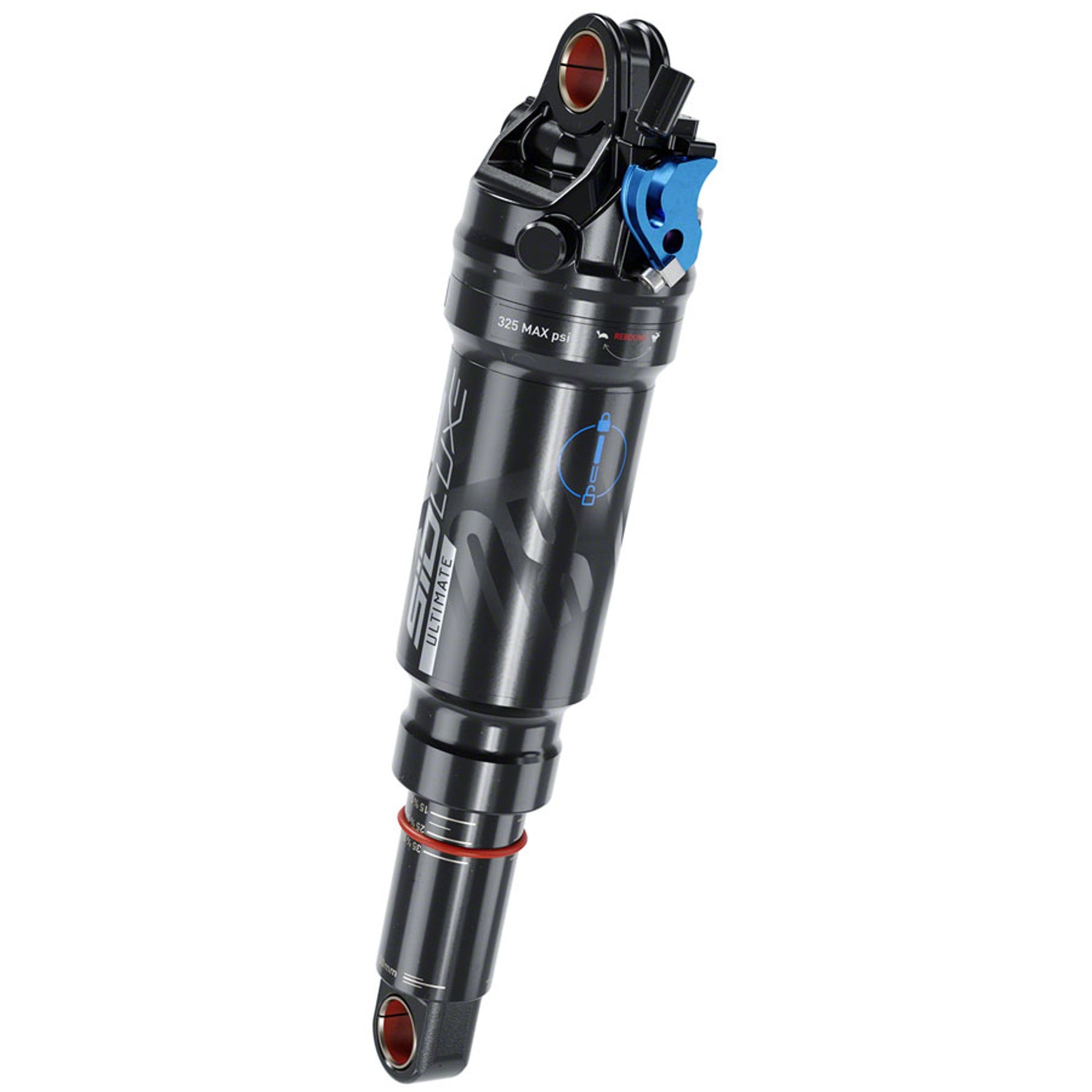 RockShox SIDLuxe Ultimate Remote Rear Shock - 190 x 45mm, DebonAir, 1 Token, Medium Reb/Comp, 430lb L/O Force, Standard, A1
