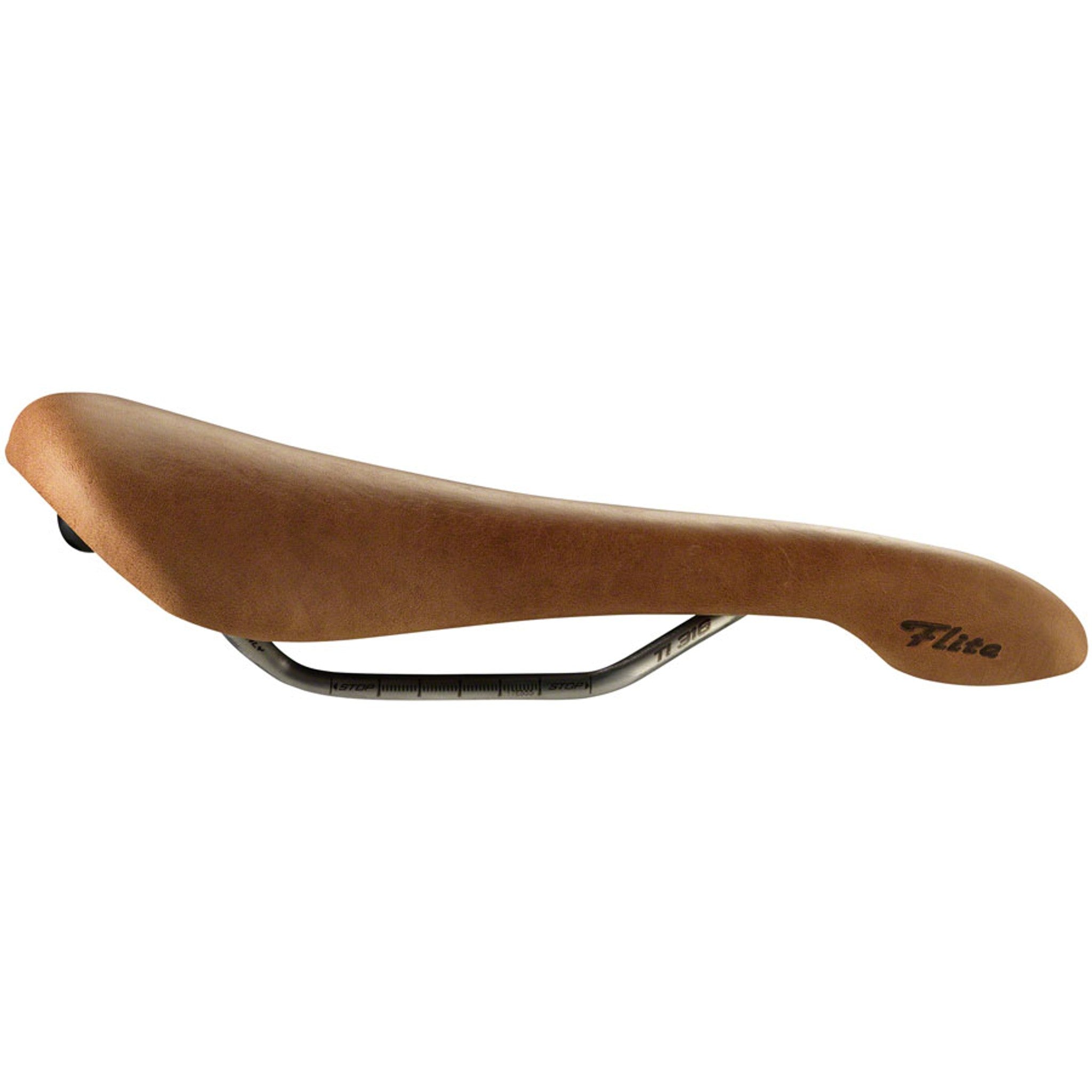 Flight Racer Saddle - Titanium, Brown, L1