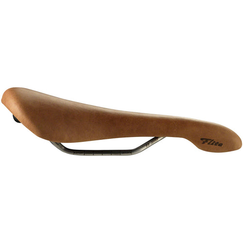 Flight Racer Saddle - Titanium, Brown, L1