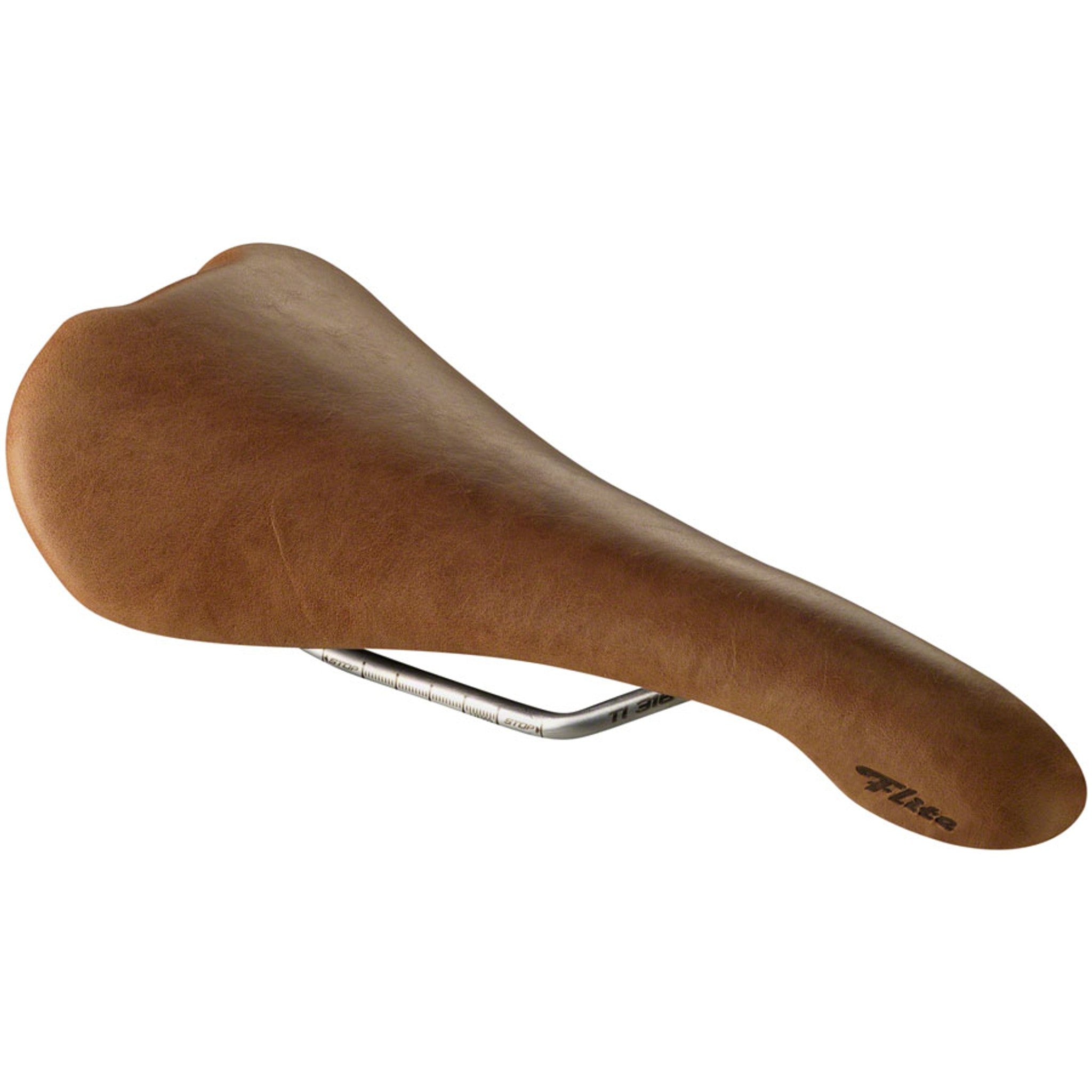 Flight Racer Saddle - Titanium, Brown, L1