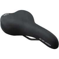 D2 Comfort Gel Saddle - Steel, Black