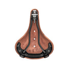 B17 Short Saddle - Steel, Antique Brown