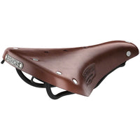 B17 Short Saddle - Steel, Antique Brown