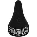 Blockhead BMX Seat - Pivotal, Black/White, Fat