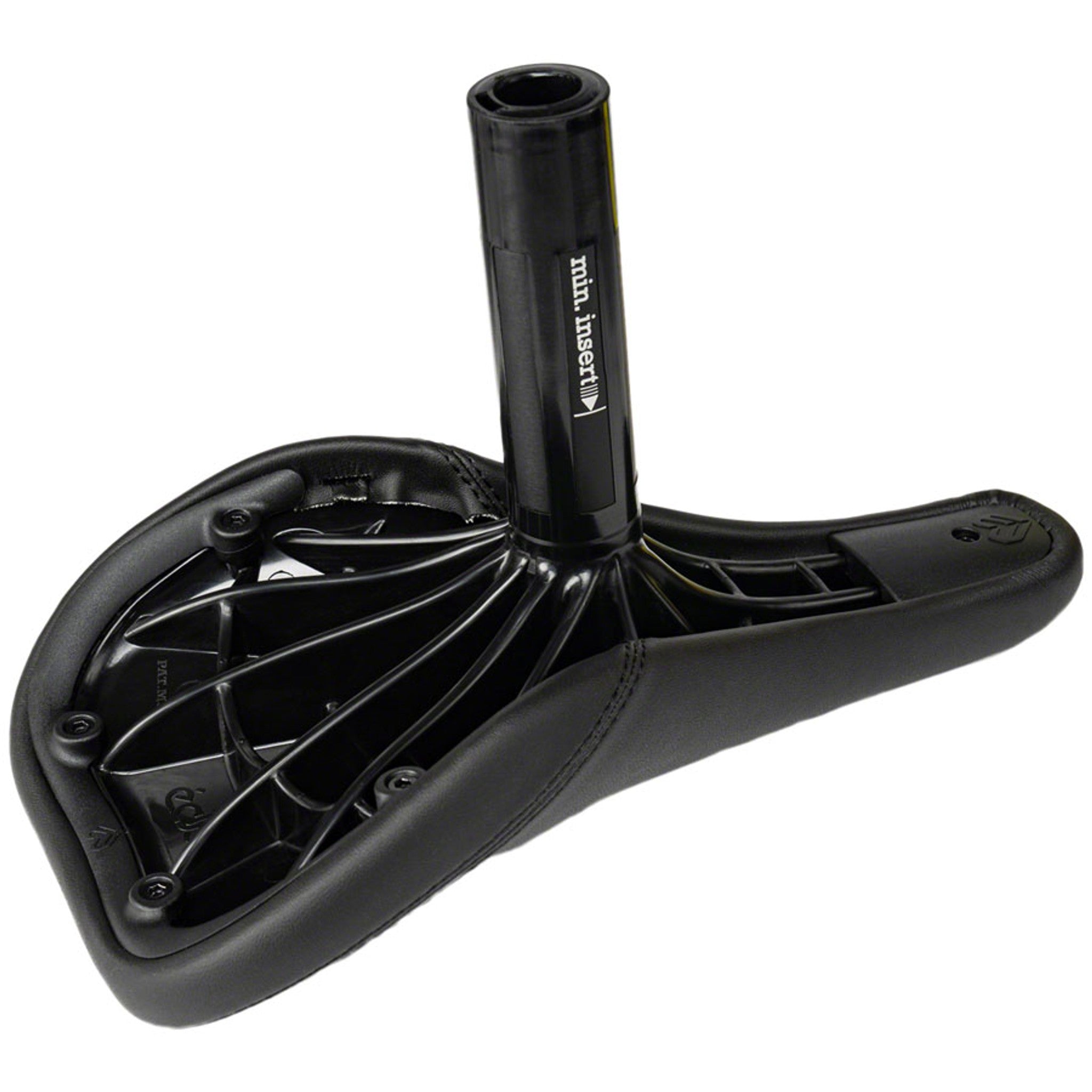 Unify BMX Seat/Post Combo - Black, Slim