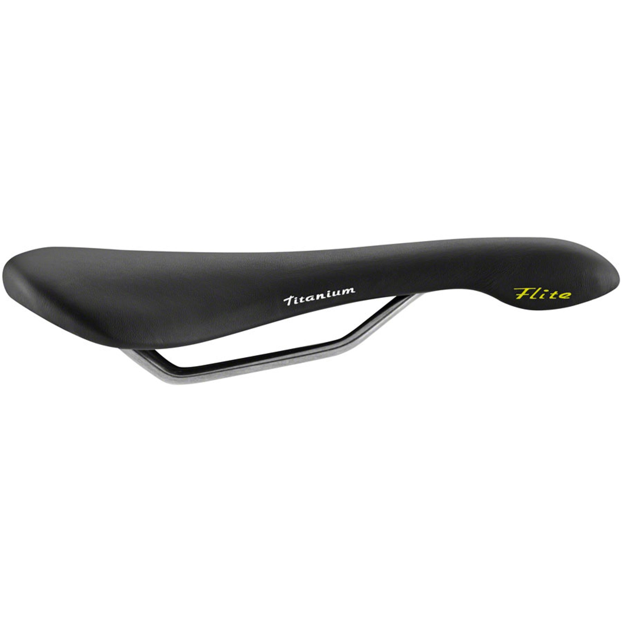 Flite 1990 Saddle - Titanium, Black, L1