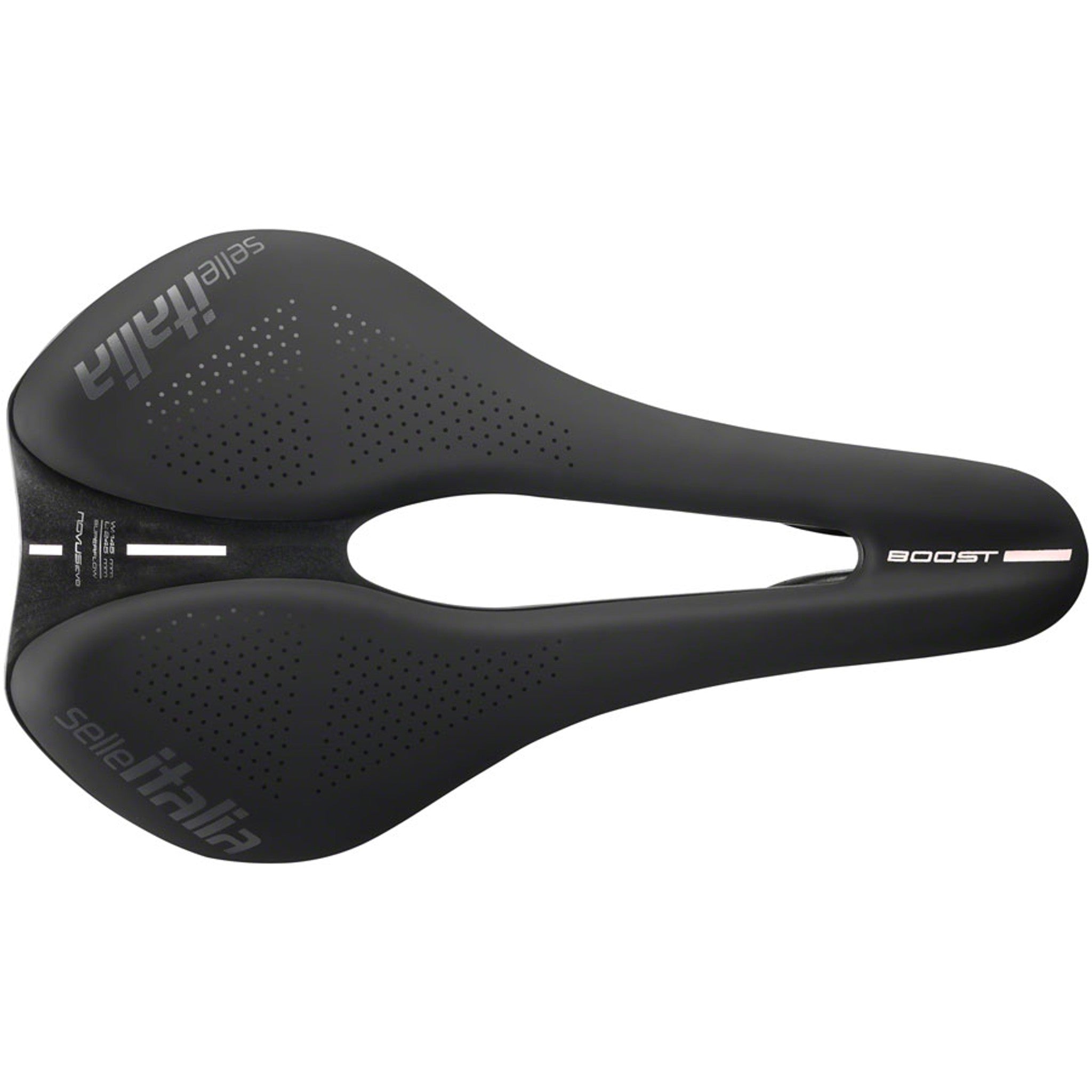 Novus Evo Boost TM Superflow Saddle - Manganese, Black, L3