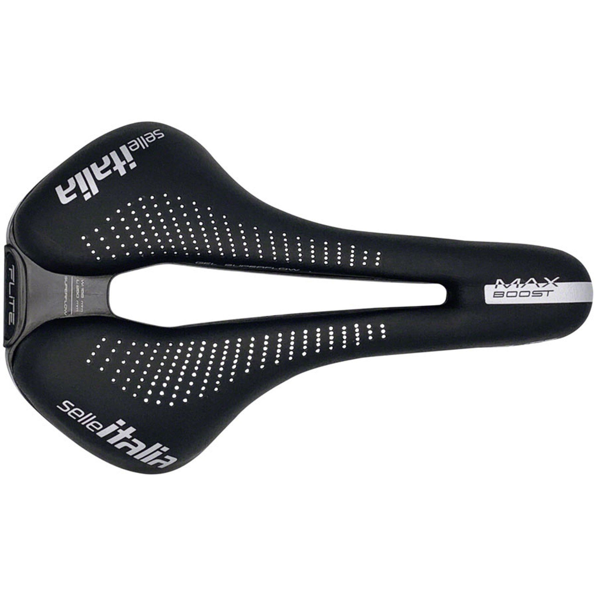 Max Flite Boost Gel Superflow Saddle - Titanium, Black, L3