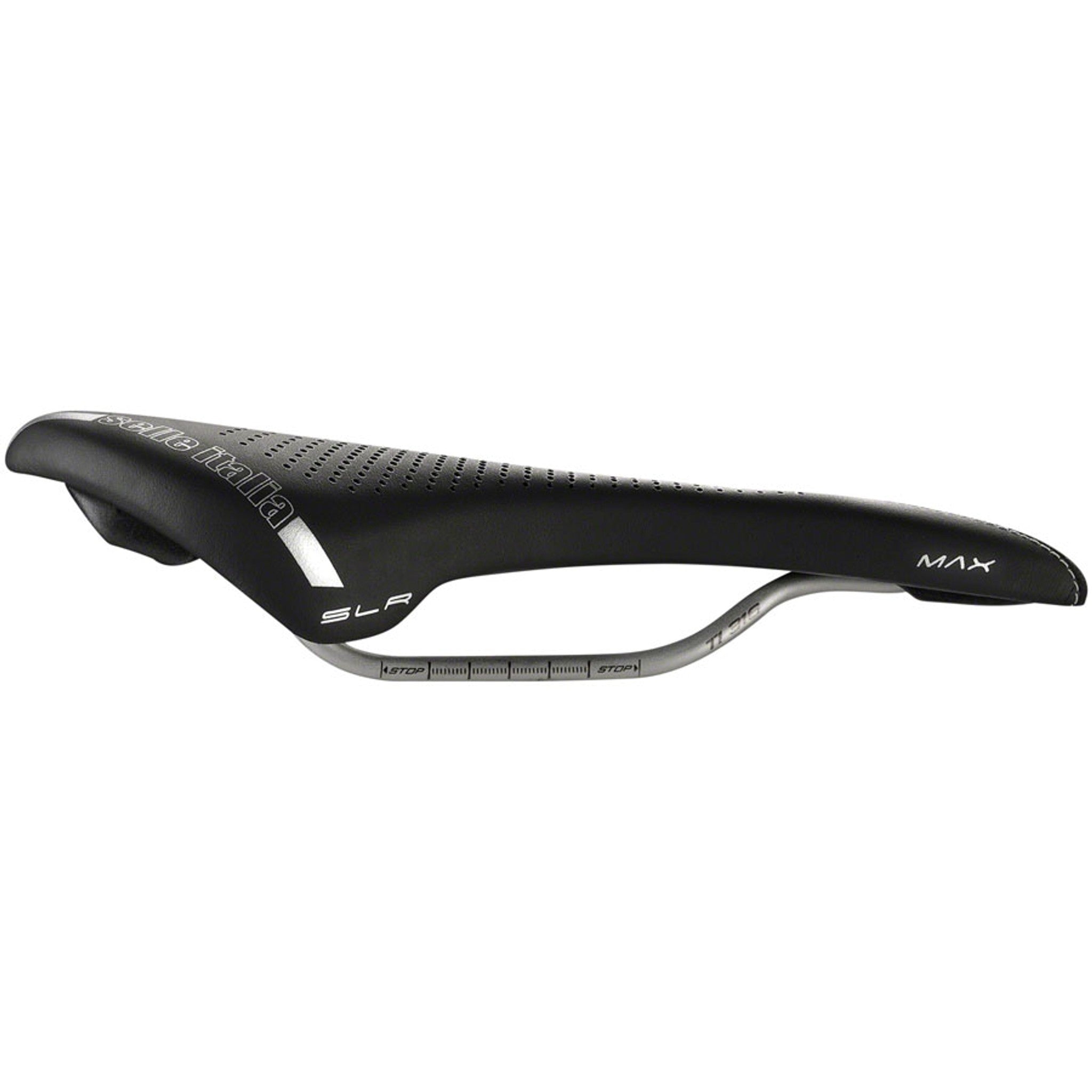 Max SLR Gel Superflow Saddle - Titanium, Black, L3