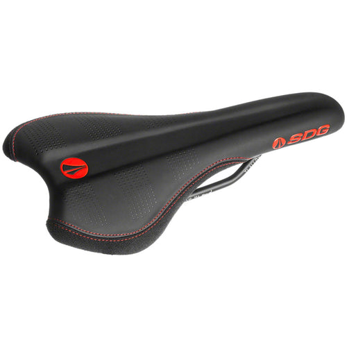 Radar Saddle - Titanium Alloy, Black/Red