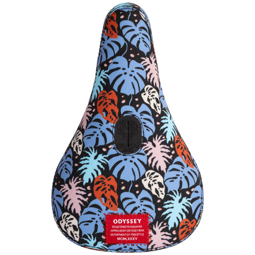 Tropical BMX Seat - Pivotal, Multi-Color, Fat