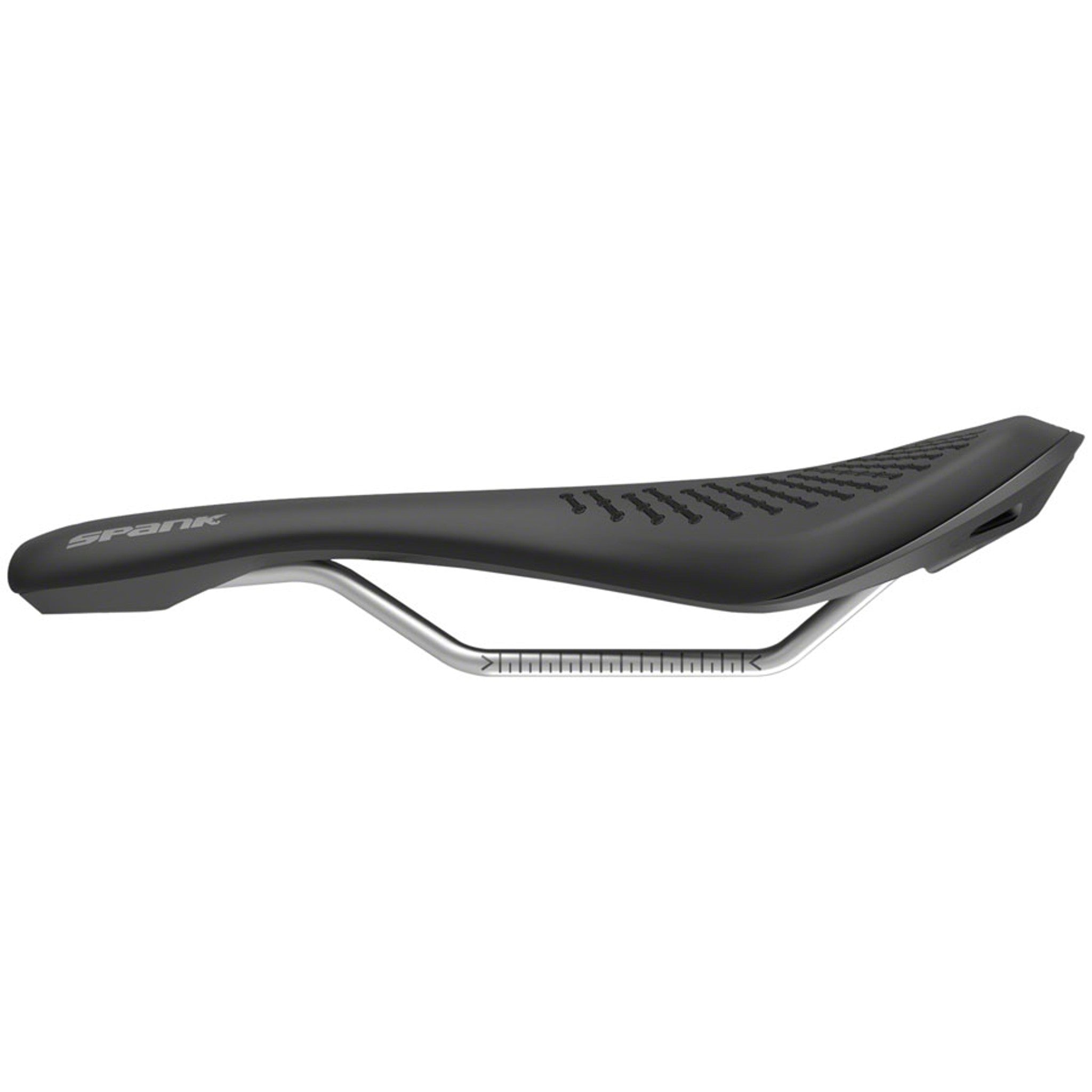 Spank OOZY 220 Saddle - Chromoly, Black/Gray