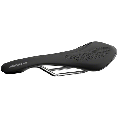 Spank OOZY 220 Saddle - Chromoly, Black/Gray