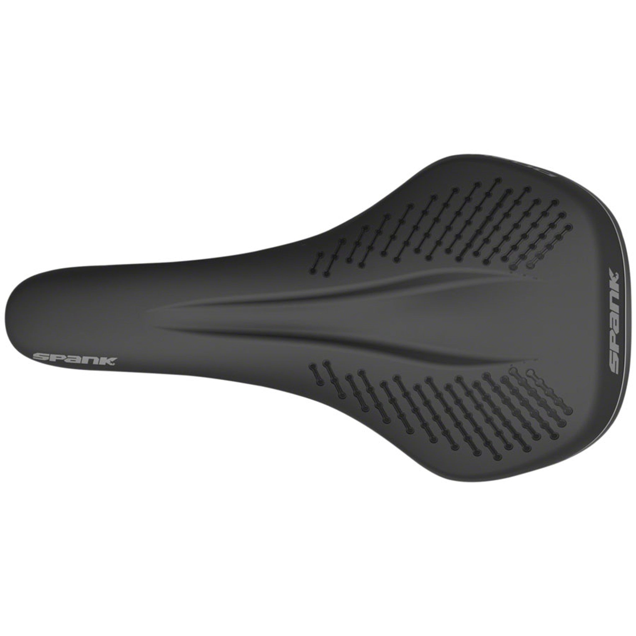 Spank OOZY 220 Saddle - Chromoly, Black/Gray