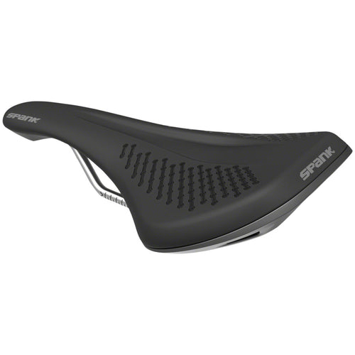 Spank OOZY 220 Saddle - Chromoly, Black/Gray