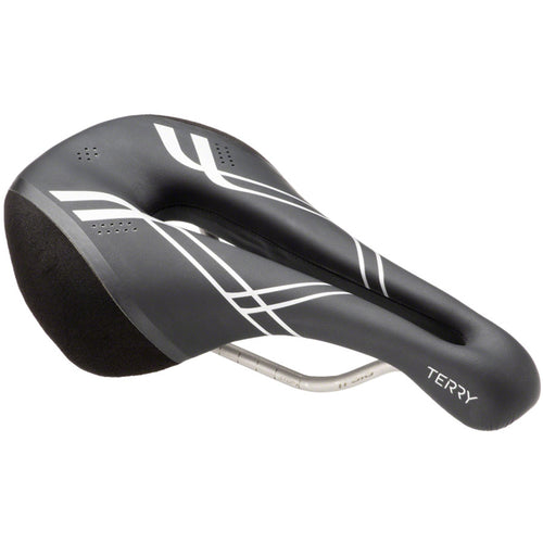 Corta Saddle - Titanium, Black, Women's