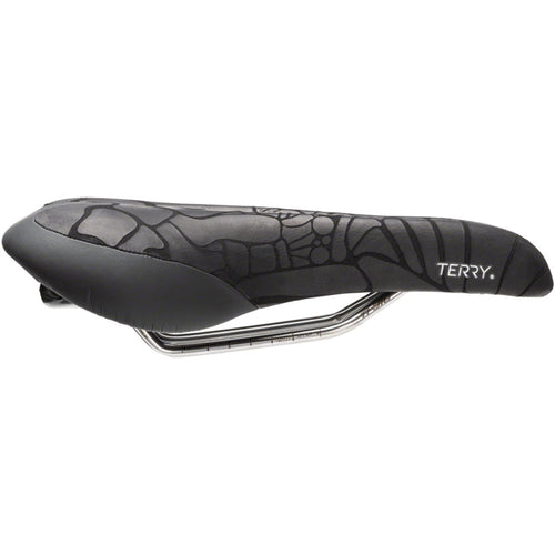 Butterfly Ti Saddle - Titanium, Black, Women's