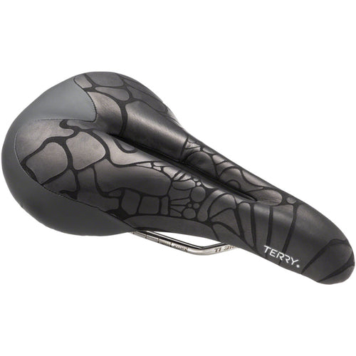 Butterfly Ti Saddle - Titanium, Black, Women's