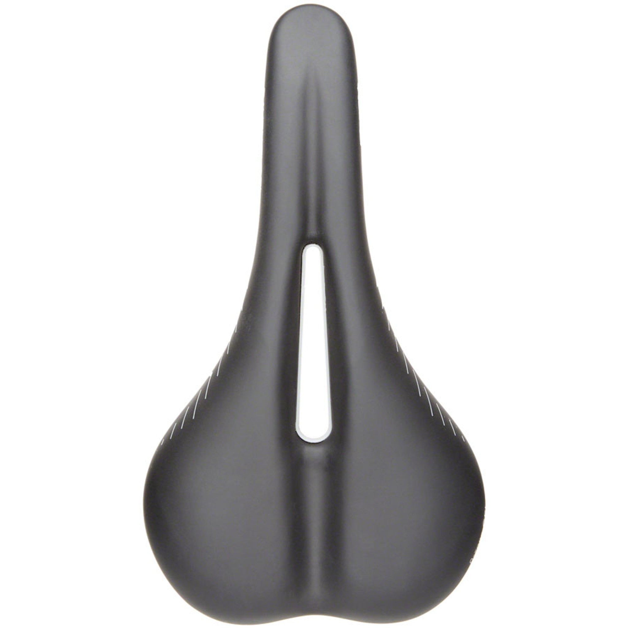 Raven Ti Gel Saddle - Titanium, Black