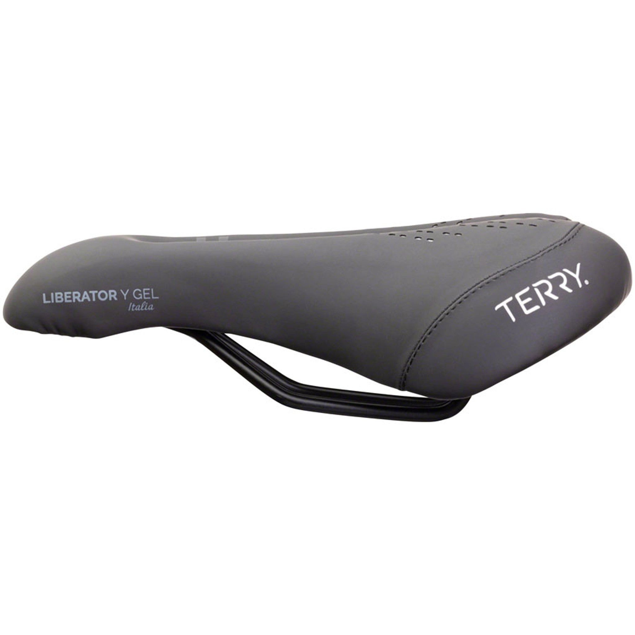 Liberator Y Gel Saddle - Steel, Black, Men's, Italia