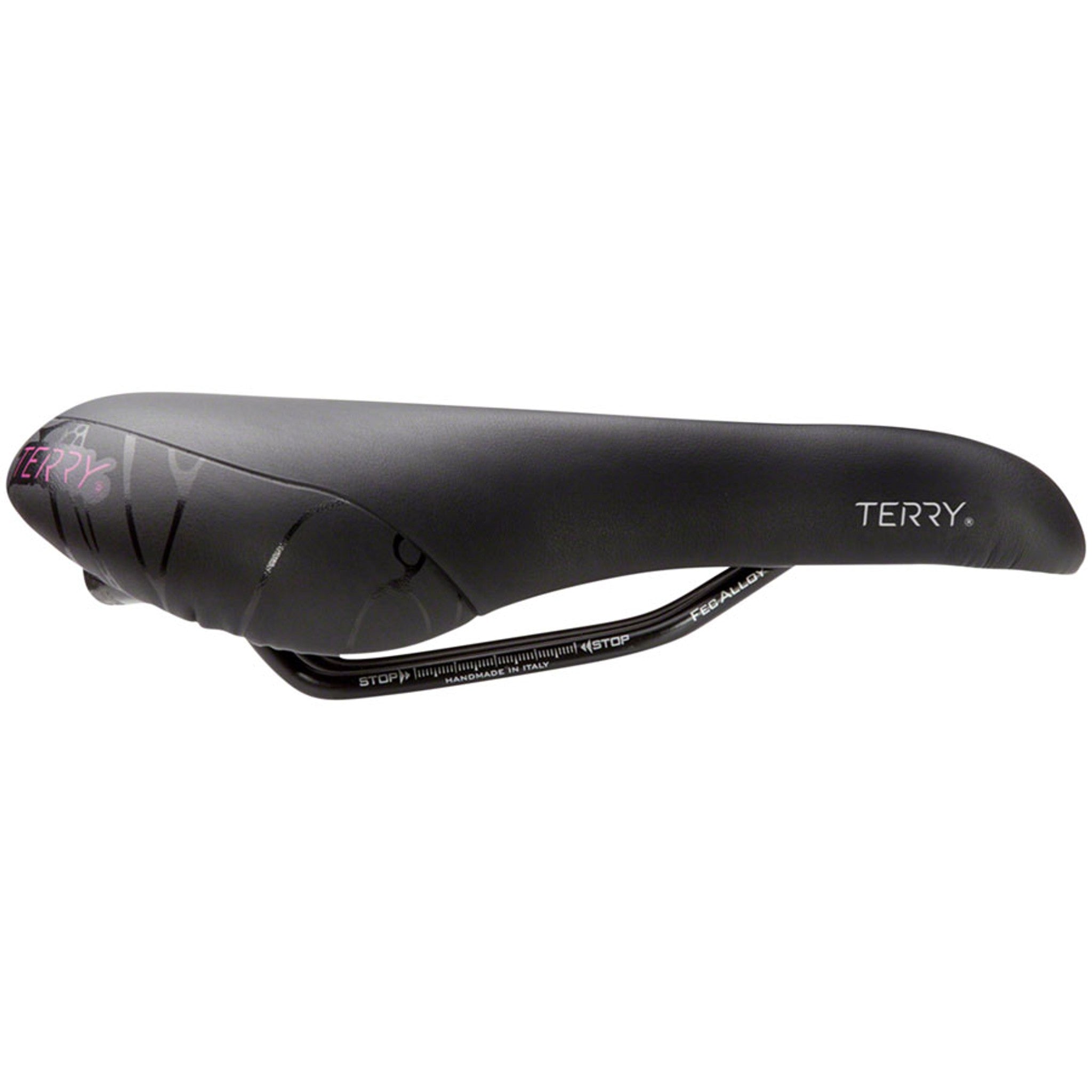 Terry Butterfly Chromoly Gel Saddle - Chromoly, Black, Women's