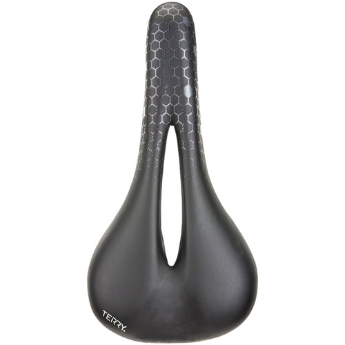Terry Fly Ti Gel Saddle - Titanium, Black/Gray, Men's