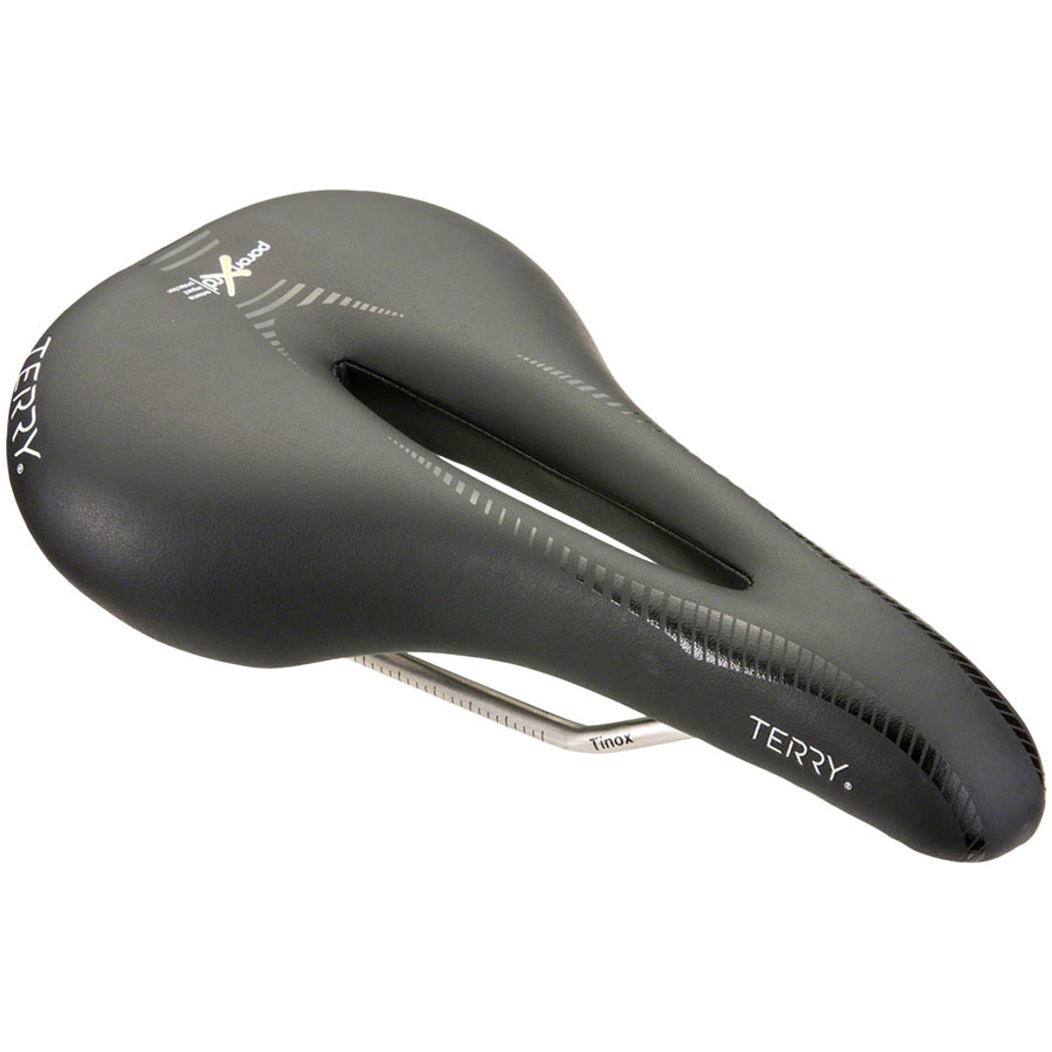Terry Butterfly Century Saddle - Titanium, Black, Women's