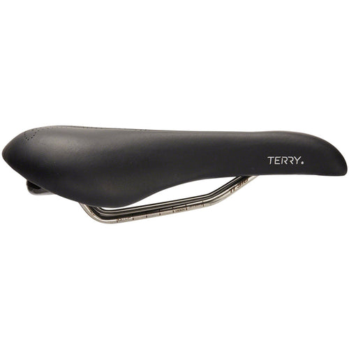 Terry Butterfly Ti Gel+ Saddle - Titanium, Black, Women's